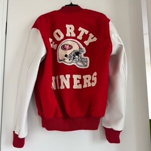 San Francisco 49ers Varsity Jacket size XS